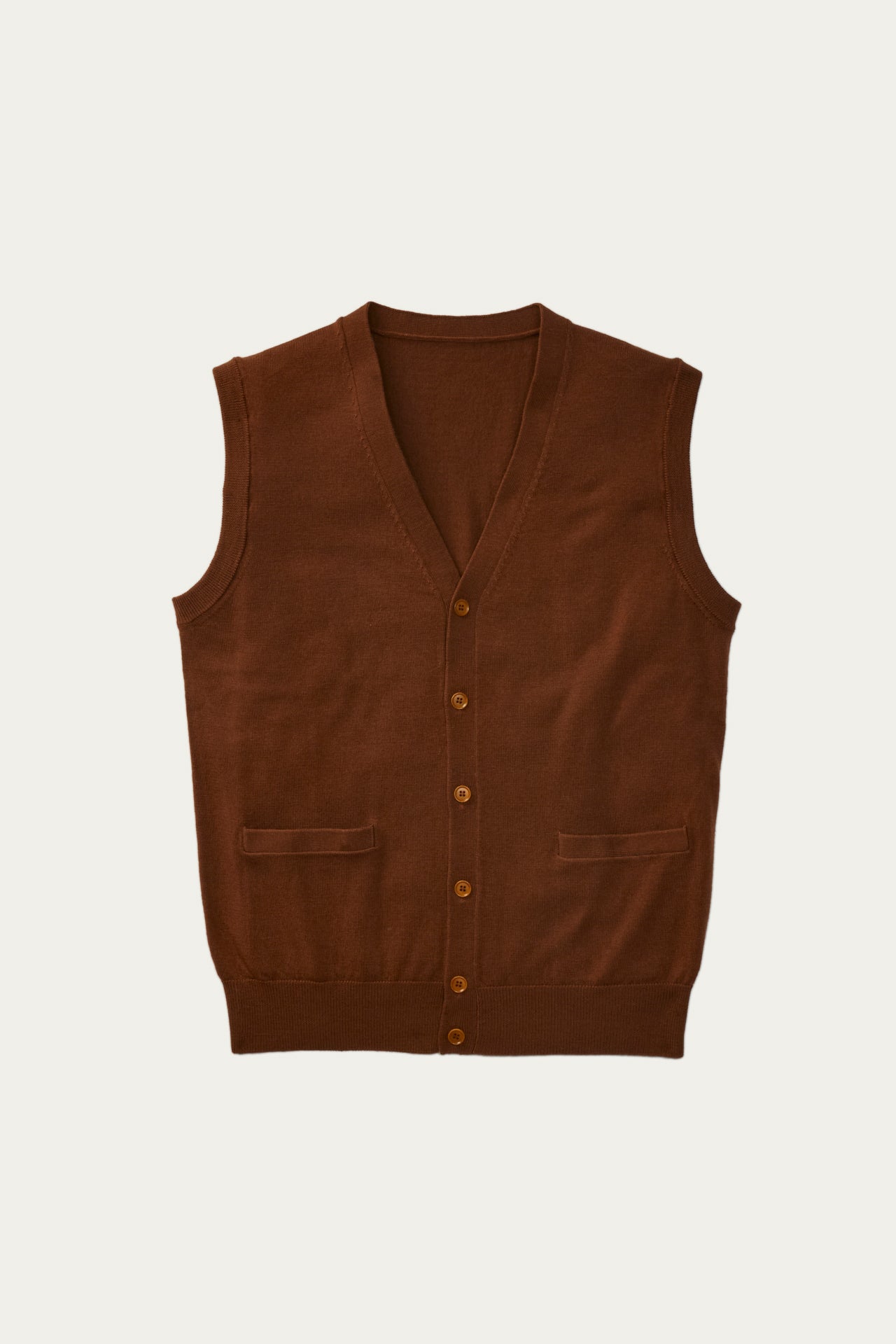 Men's Clothing | Custom Fine Merino Wool Cardigan Vest| Onsloe
