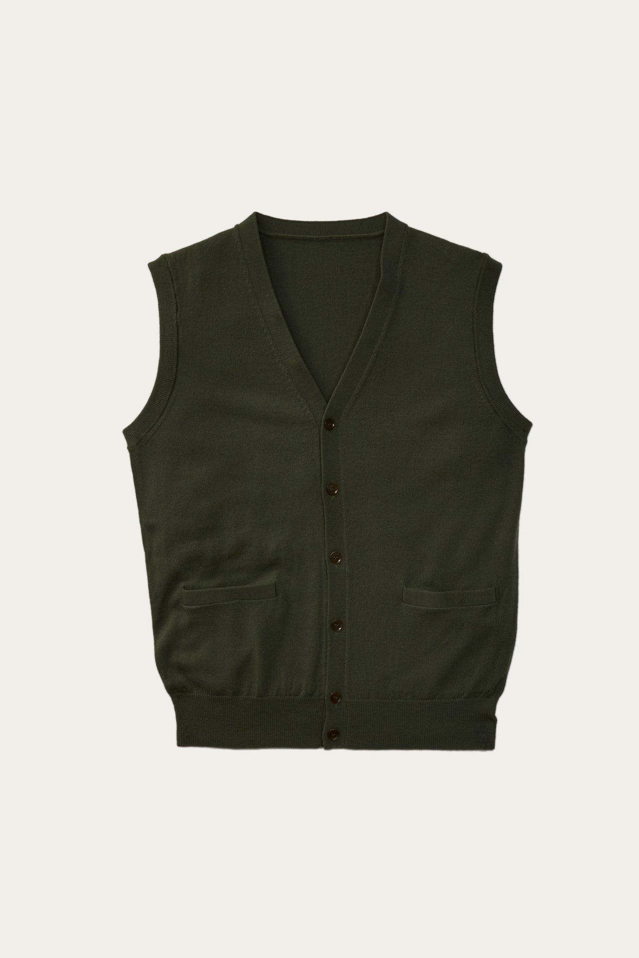 Men's Clothing, Custom Fine Merino Wool Cardigan Vest