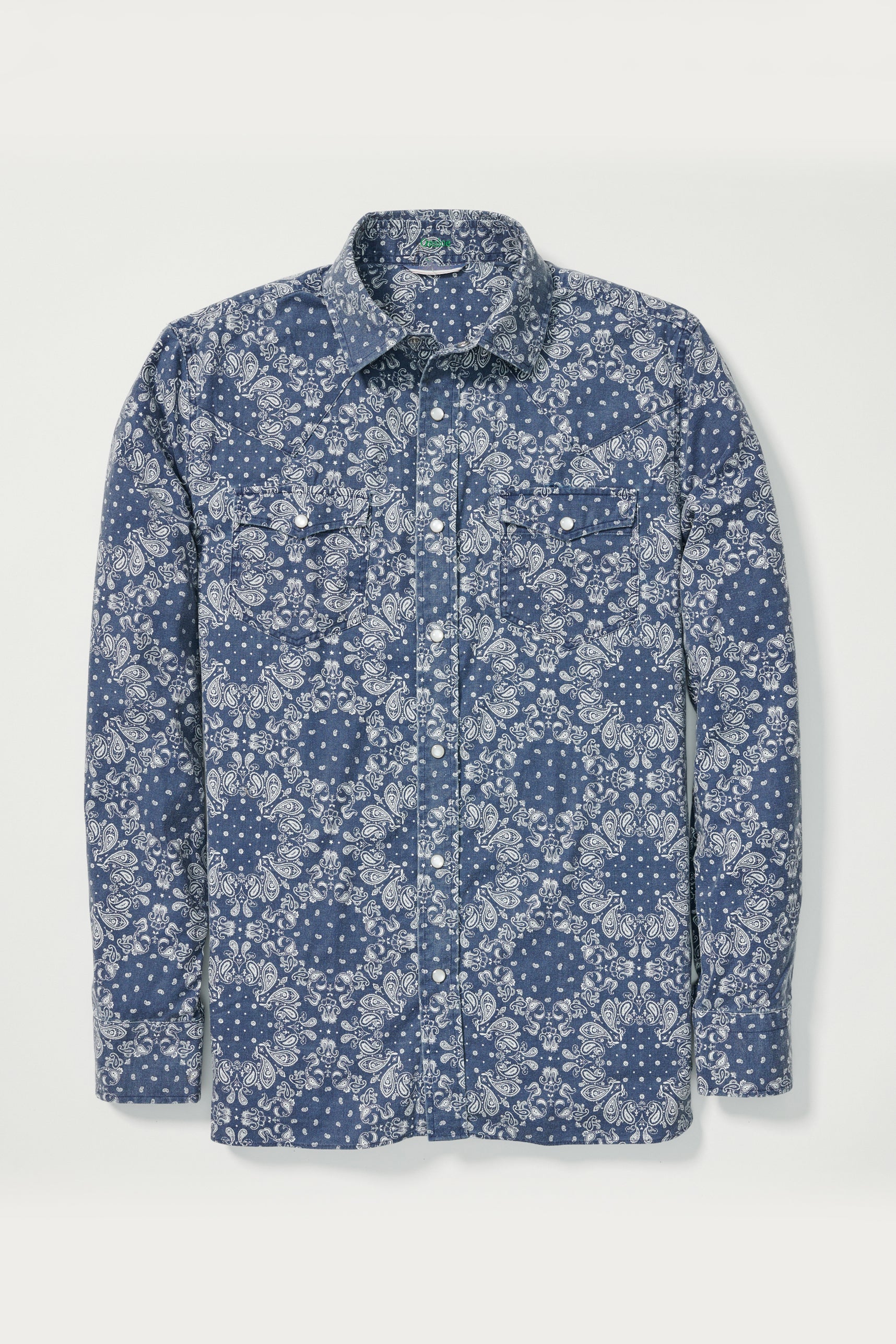 Sportshirt for Men | Corso Western Bandana Shirt in Indigo | Onsloe Sportshirt for Men | Corso Western Bandana Shirt in Indigo | Onsloe