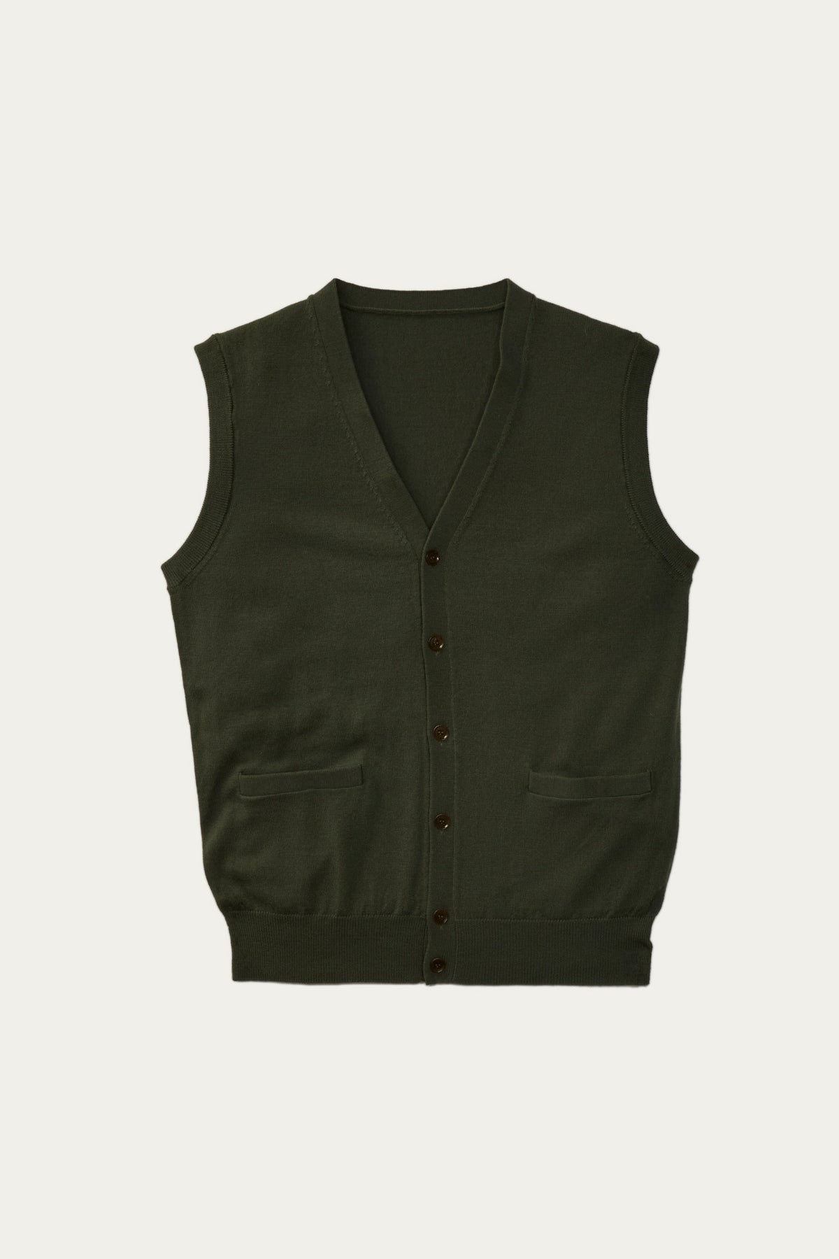 Men's Clothing | Custom Fine Merino Wool Cardigan Vest| Onsloe