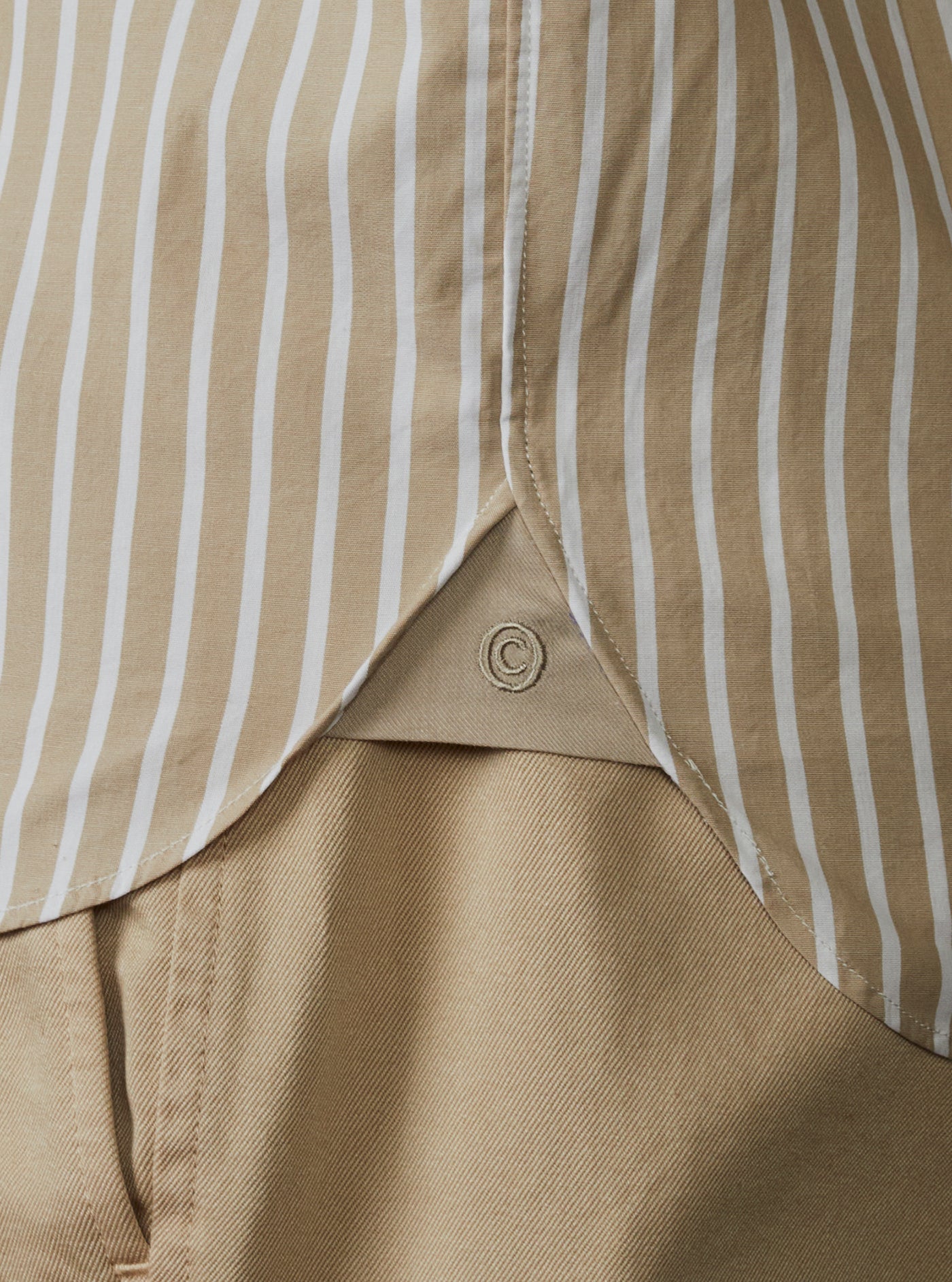 Men's Clothing | Custom Long Sleeved Collar Stripe Shirt | Onsloe