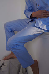 Pajama Set in Blue Oxford