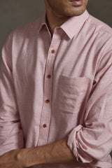 Chestley Organic Cotton Shirt in Pink