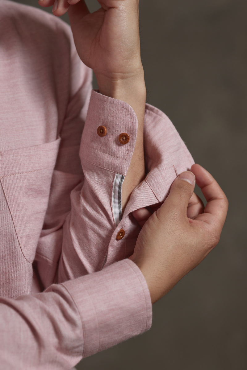 Chestley Organic Cotton Shirt in Pink