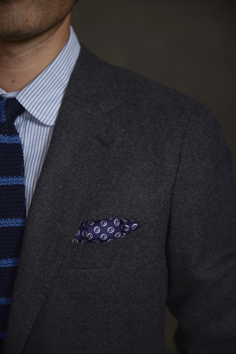 Abel Wool Blazer in Grey