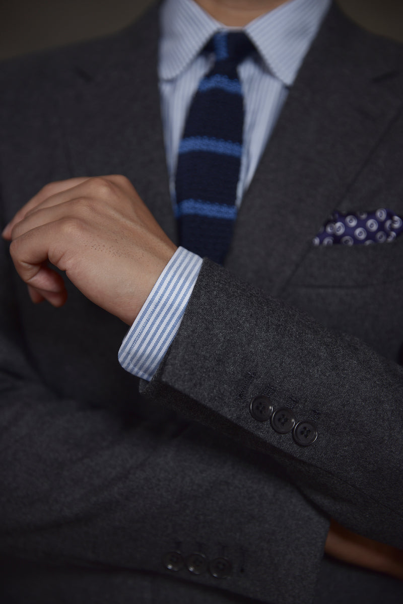 Abel Wool Blazer in Grey