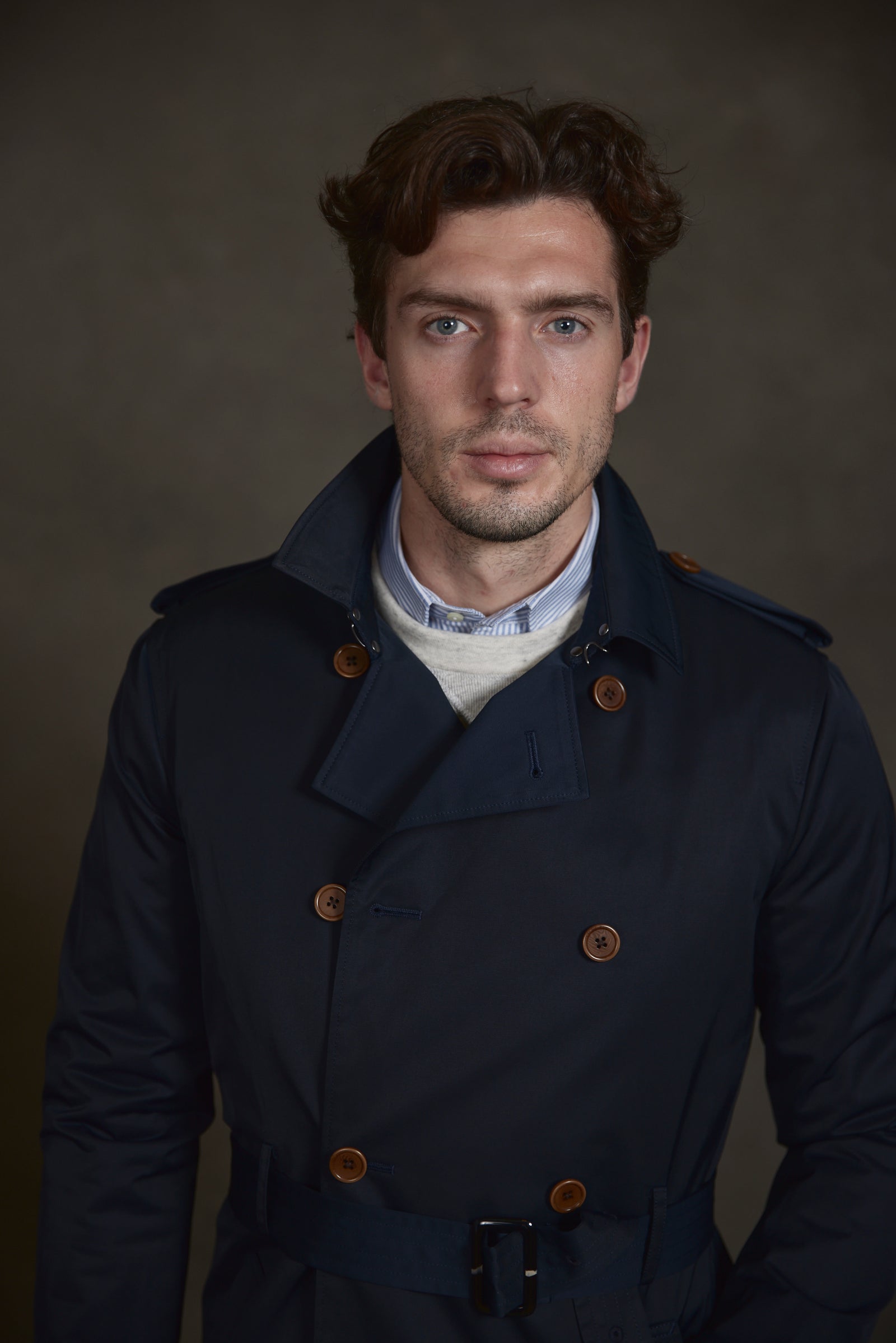 Men's navy trench coat new arrivals