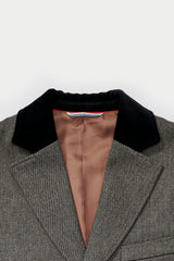 Hugo Collard Coat in Grey