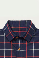 Belfair Shirt in Blue White & Red Check