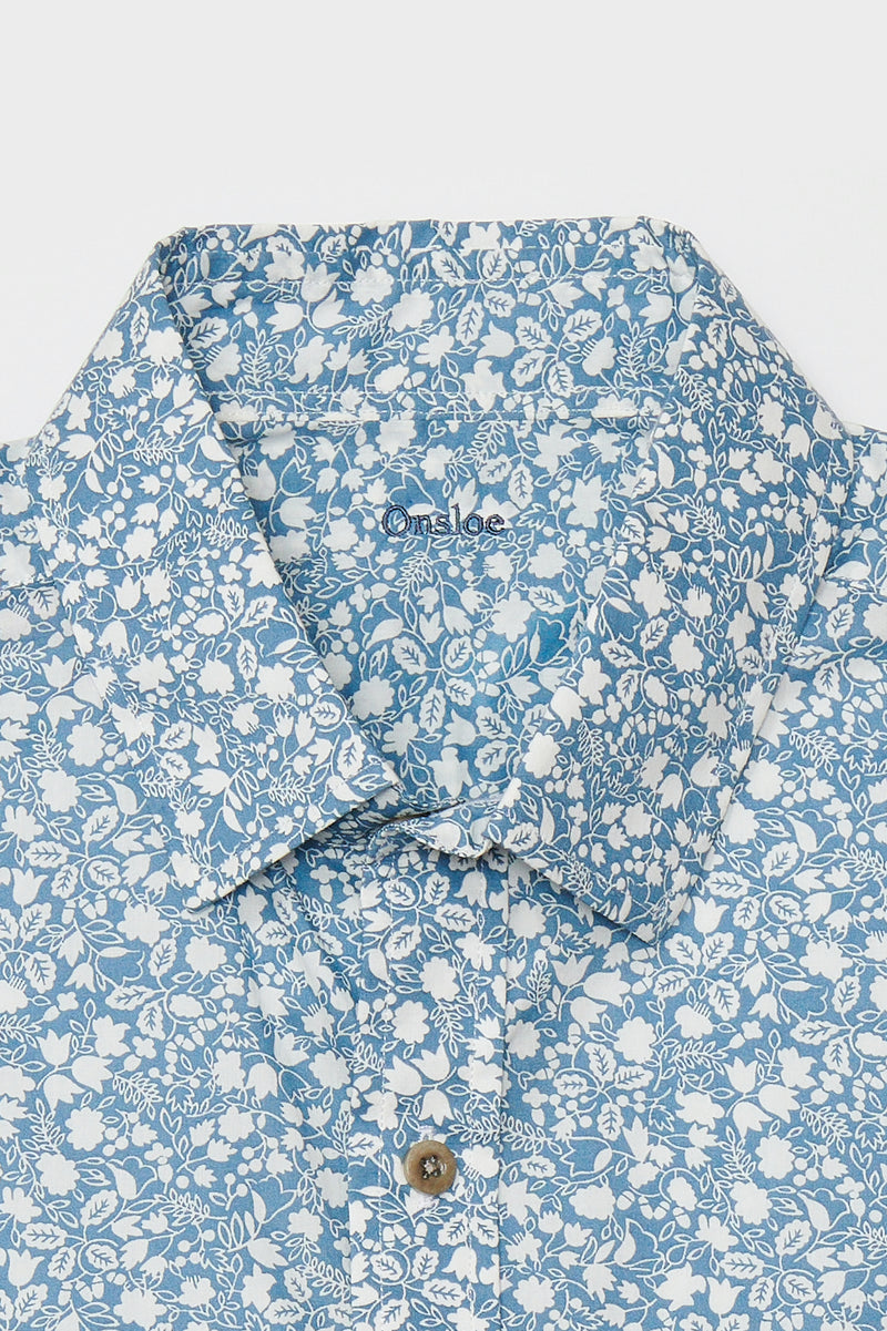 Ogeechee Shirt in Blue Floral Print