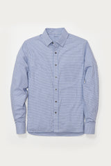 Coggeshal Shirt in Blue & Black Check