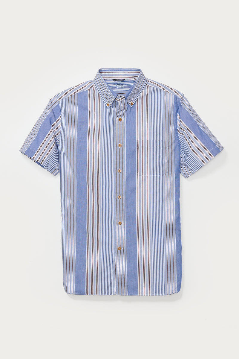 Cortlandt Short Sleeve Shirt in Blue Multi Check