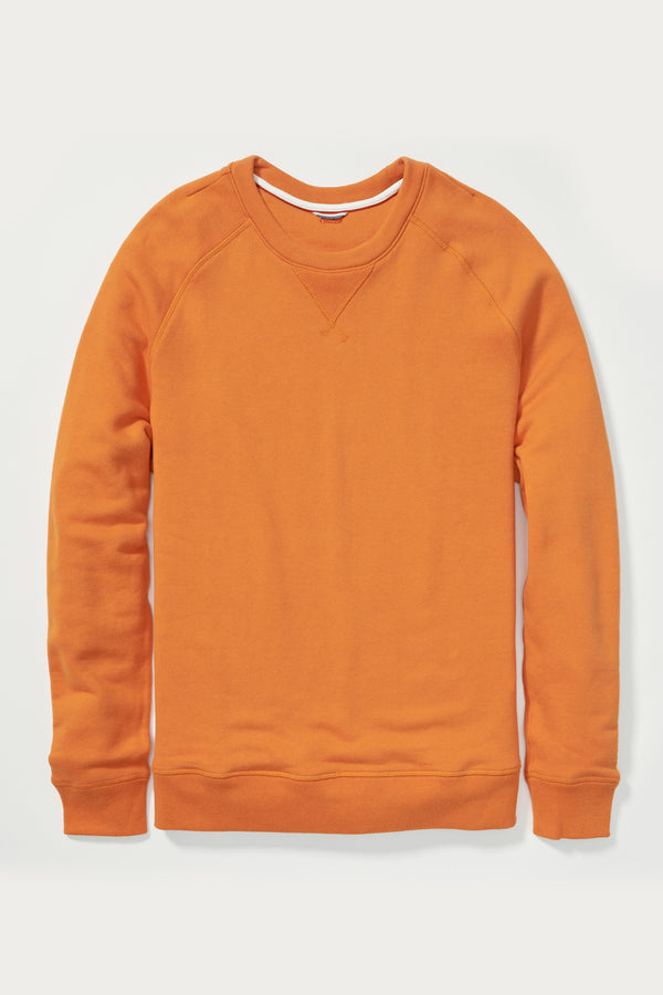 Dario Terrycloth Sweatshirt in Orange