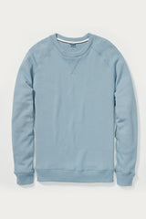 Dario Terrycloth Sweatshirt in Light Blue