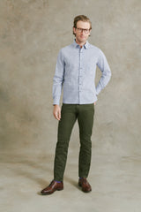 Coggeshal Shirt in Blue & Black Check
