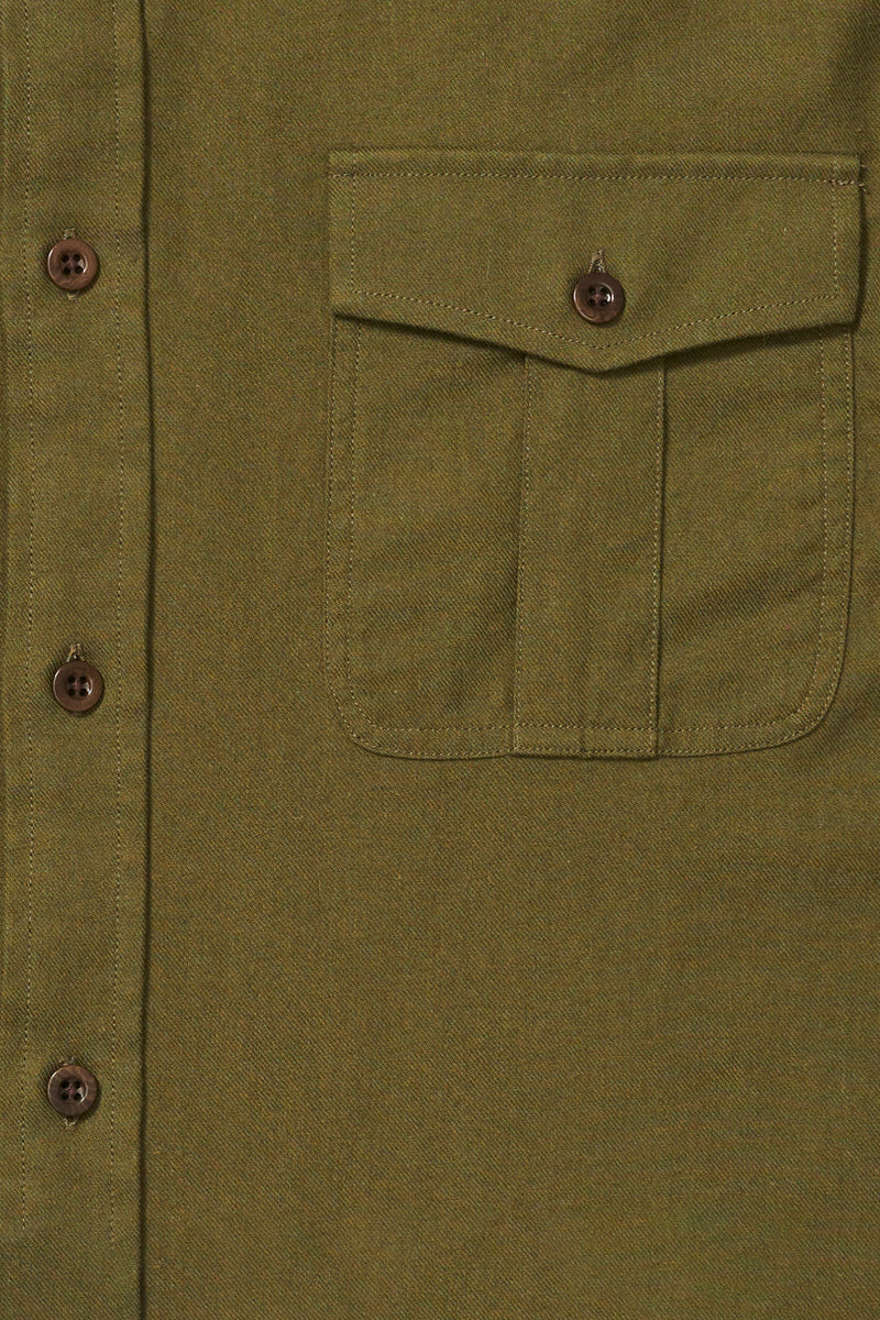 Elka Military Shirt in Forrest