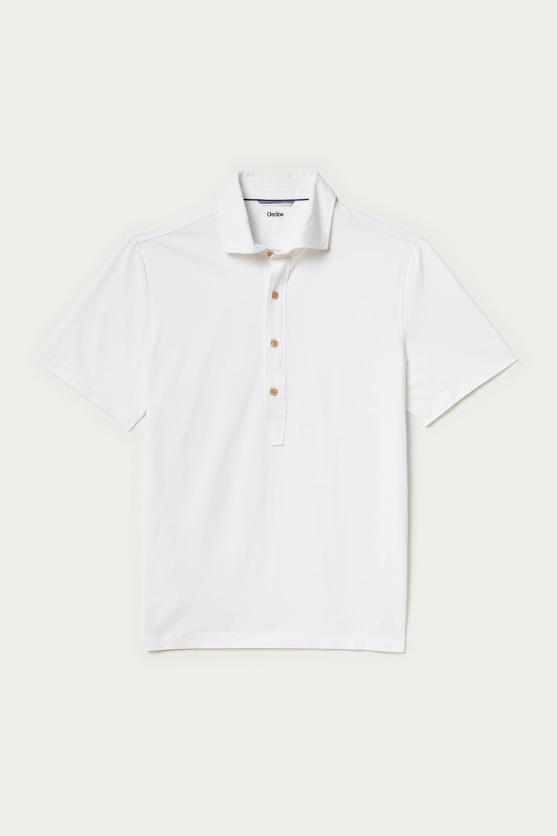 Geronimo Performance Polo in White