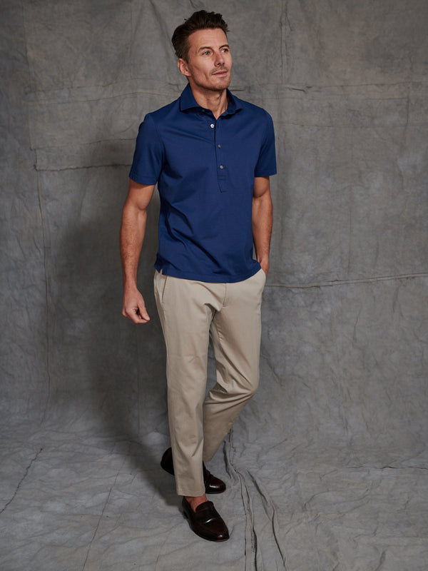 Geronimo Performance Polo in Navy