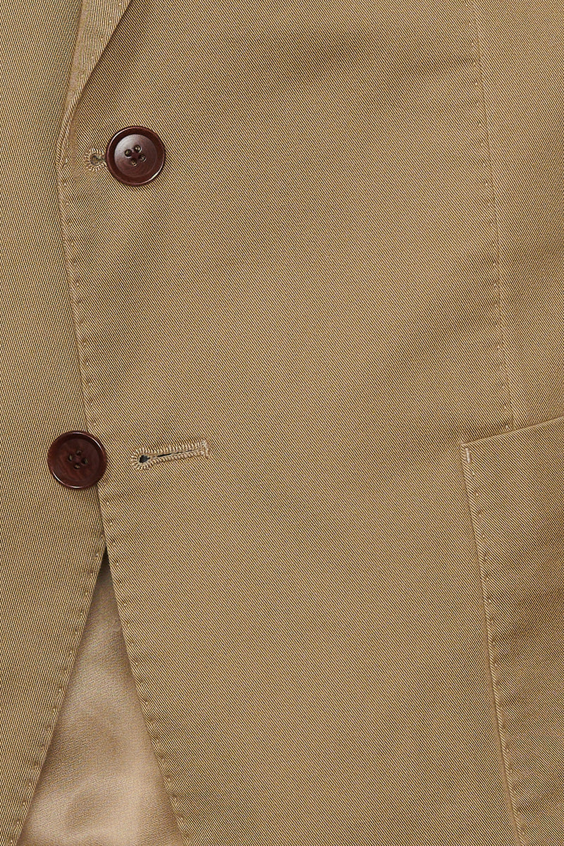 Gwinnett Patch Pocket Blazer in Dark Khaki