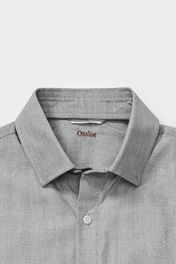 Holston Chambray Shirt in Grey