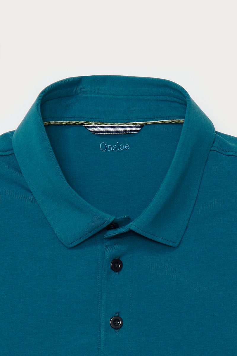 Meraux Polo in Teal