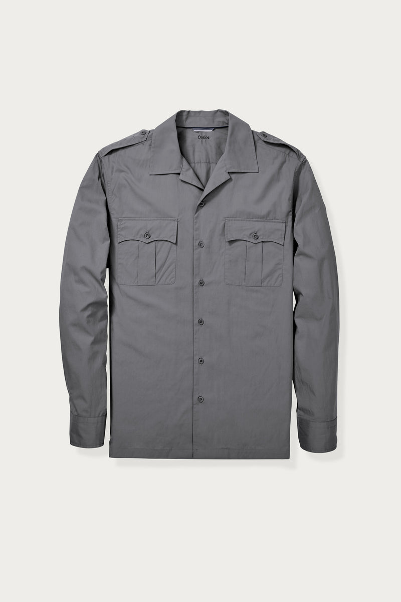 Cromwell Military Shirt in Grey