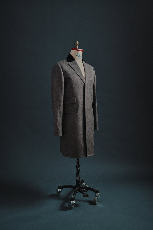 Hugo Collard Coat in Grey