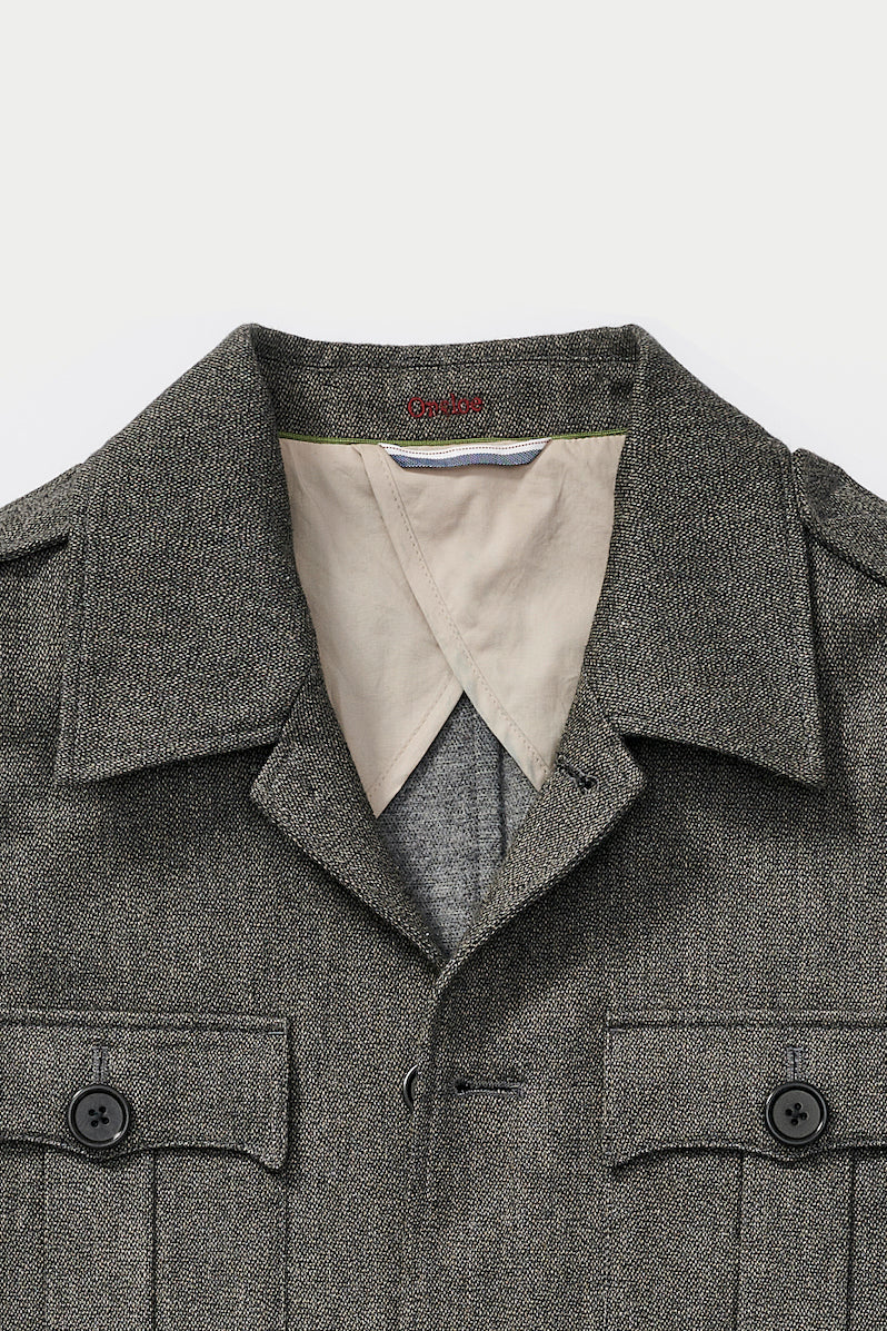 Hugo Safari Jacket in Light Grey
