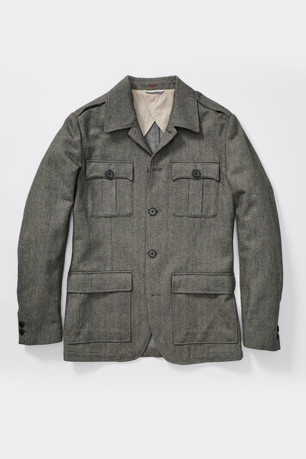 Hugo Safari Jacket in Light Grey