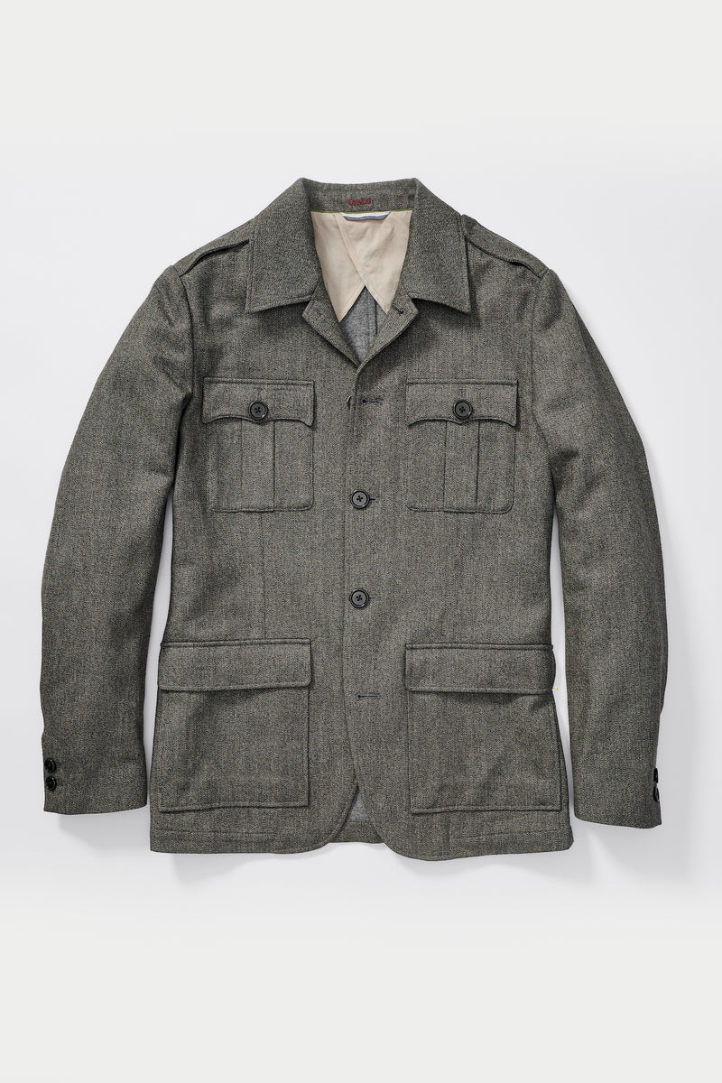 Hugo Safari Jacket in Light Grey