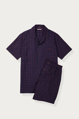 Pajama Set in Blue/Red Check