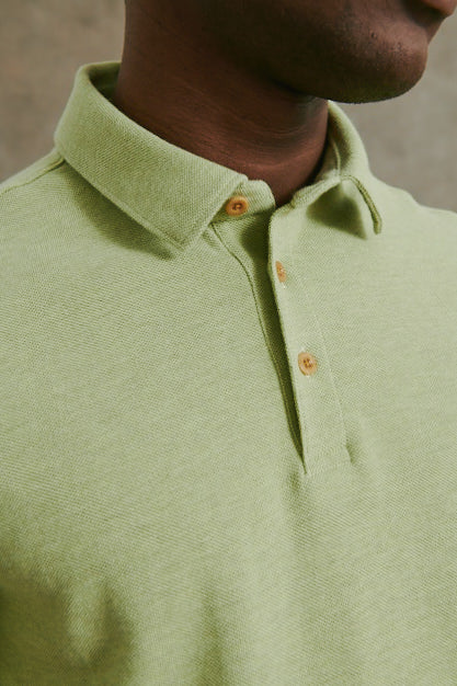 Lockport Polo in Lime Green
