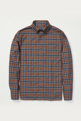 Bjorn Shirt in Brown Mini Plaid