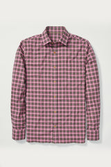 Nils Shirt in Pink Mini Plaid