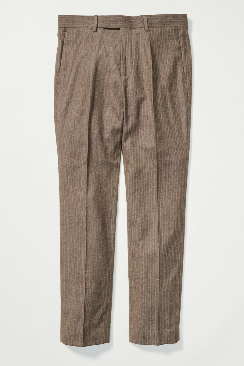 Suit Pants for Mens | Deaton Pleated Herringbone Pant in Light Brown | Onsloe Suit Pants for Mens | Deaton Pleated Herringbone Pant in Light Brown | Onsloe