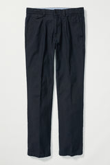 Stein Pleated Pant in Navy